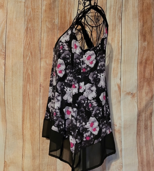 Secret Treasures Sleeveless Asymmetrical Sleep Tank - Picture 2 of 6